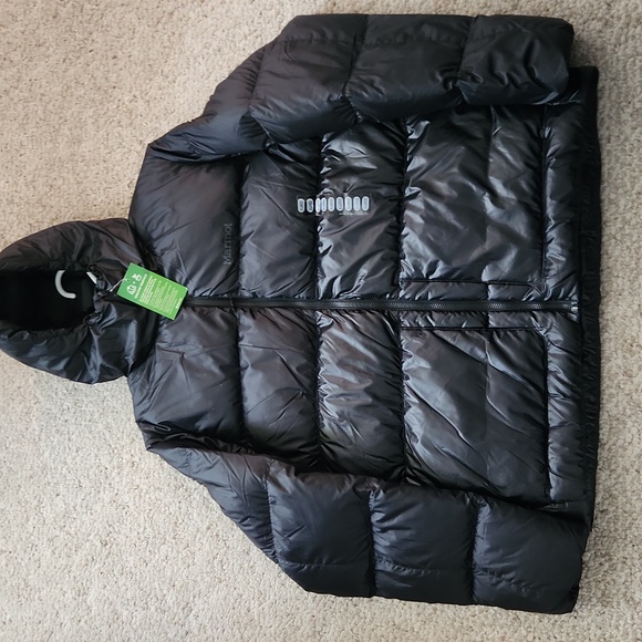 MARMOT XL Men's Guide Down Hoody Winter Puffer Jacket With Hood - Picture 5 of 15